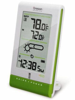 Oregon Solar Weather Clock BAR332ES